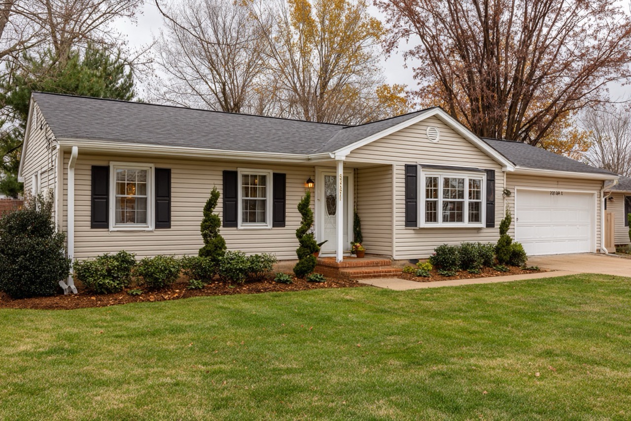 For sale by owner house in Virginia residential neighborhood