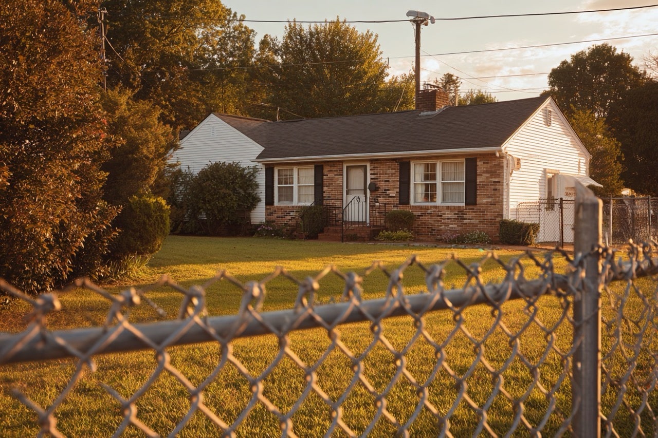 Secured vacant property in Virginia to prevent squatter occupation