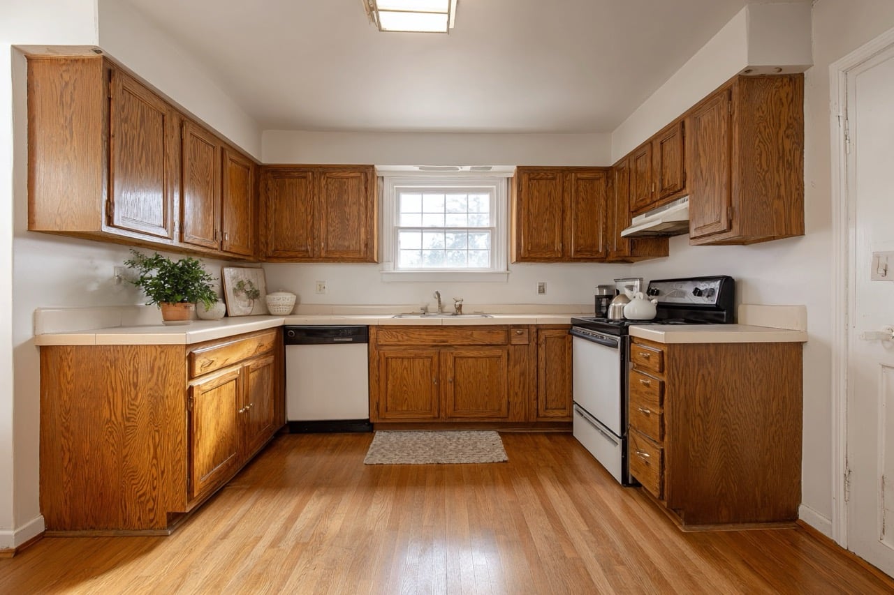 Staged rental property interior in Virginia ready for sale